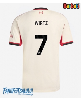 Liverpool Florian Wirtz #7 Tricou Fotbal Replică 2025-26 Barbati Deplasare